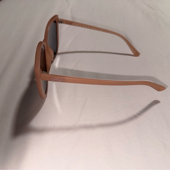 Quay Australia Sunglasses with Tan Frame and Black Lenses